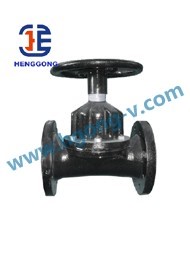 DIN cast iron directly through diaphragm valve